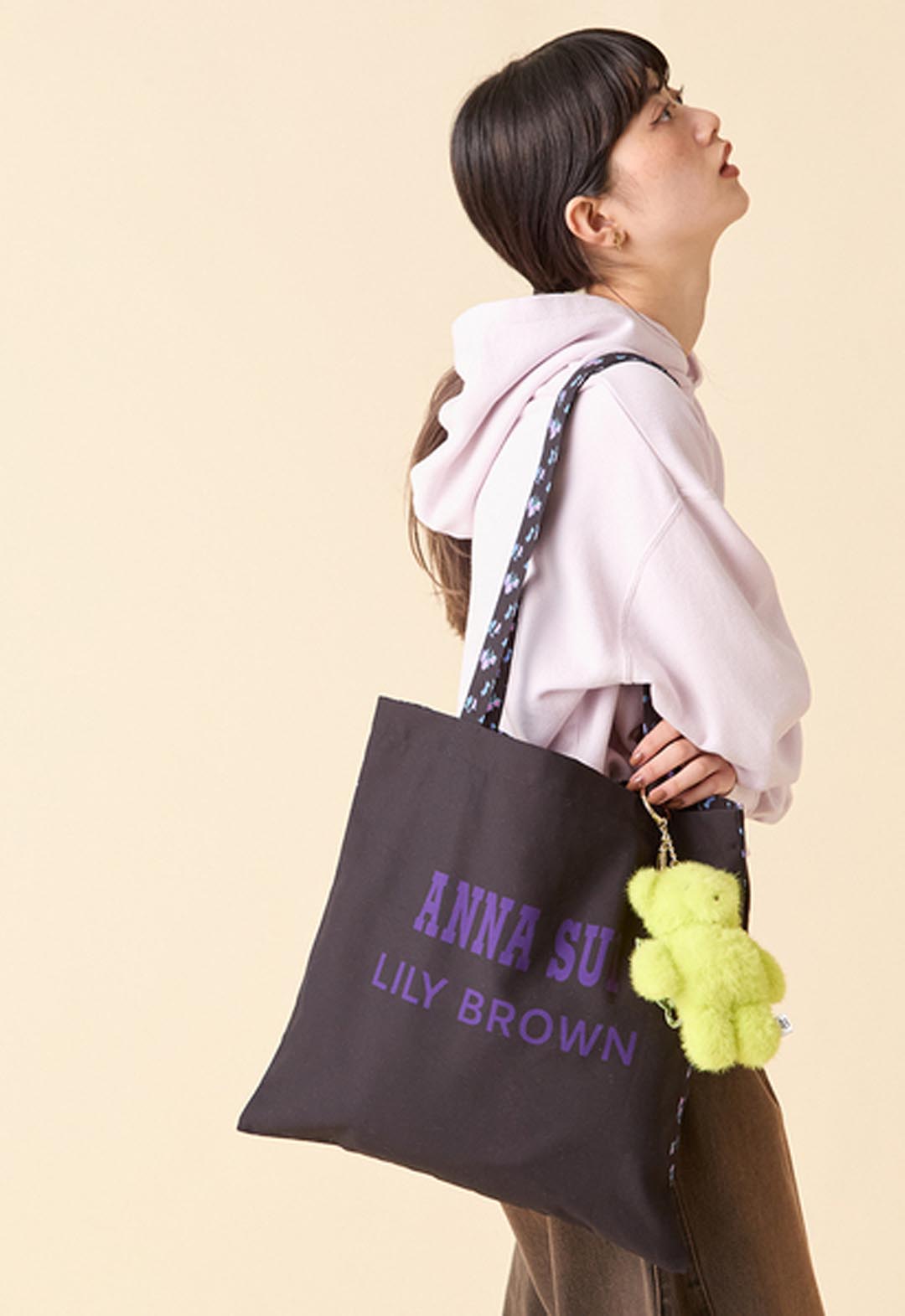 [LILY BROWN × ANNA SUI] 托特包