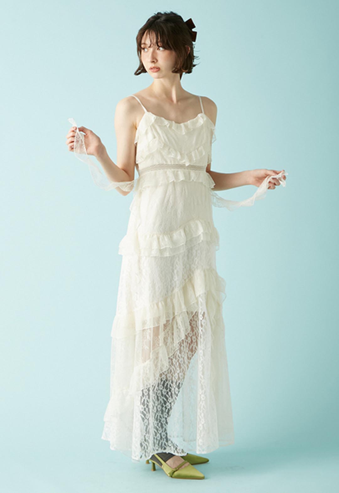 [LILY BROWN × ANNA SUI] 蕾絲長裙