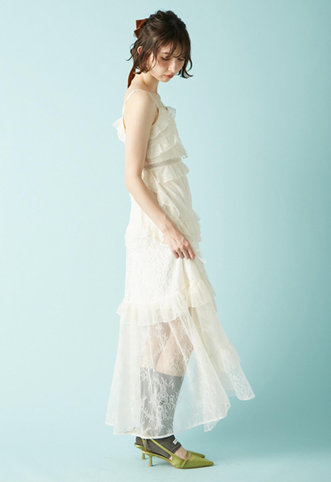 [LILY BROWN × ANNA SUI] 蕾絲長裙
