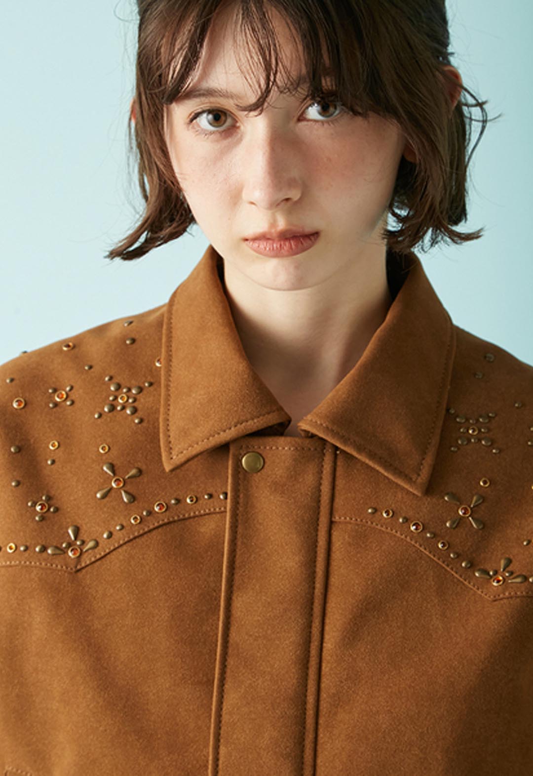 [LILY BROWN × ANNA SUI] 蝴蝶鉚釘夾克