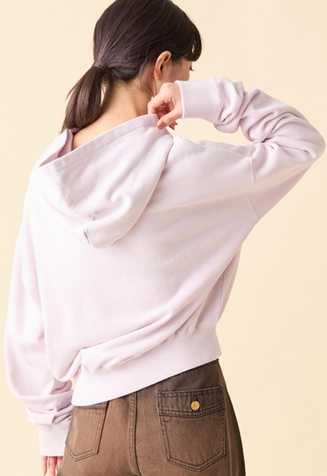 LILY BROWN × ANNA SUI] Logo hoodie