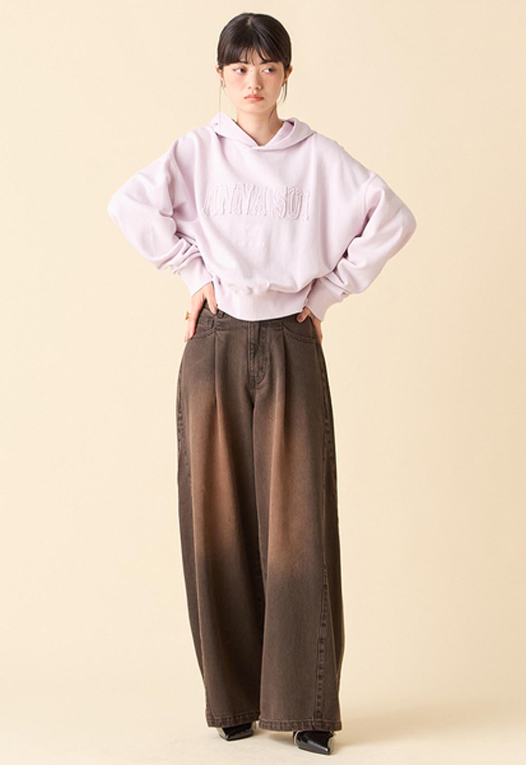 [LILY BROWN × ANNA SUI] 標誌連帽衫