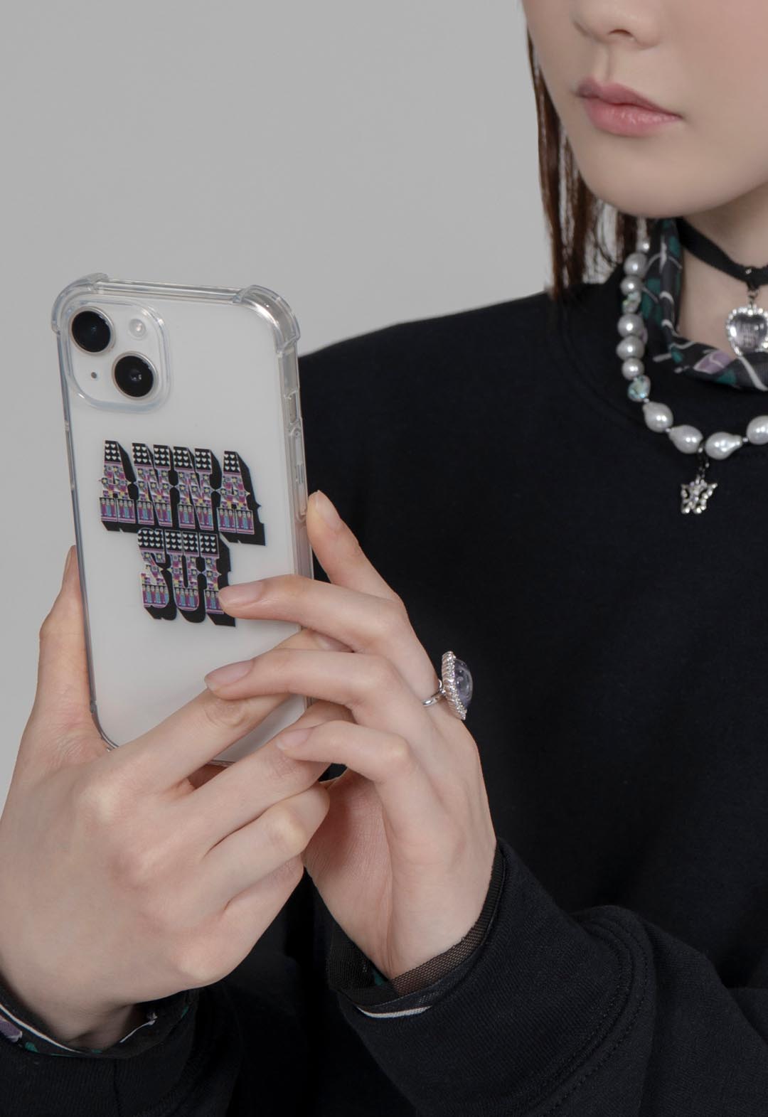 iPhoneケースlimited ロゴ(iPhone15/14/13対応)