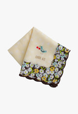 DAISIES Print Handkerchief