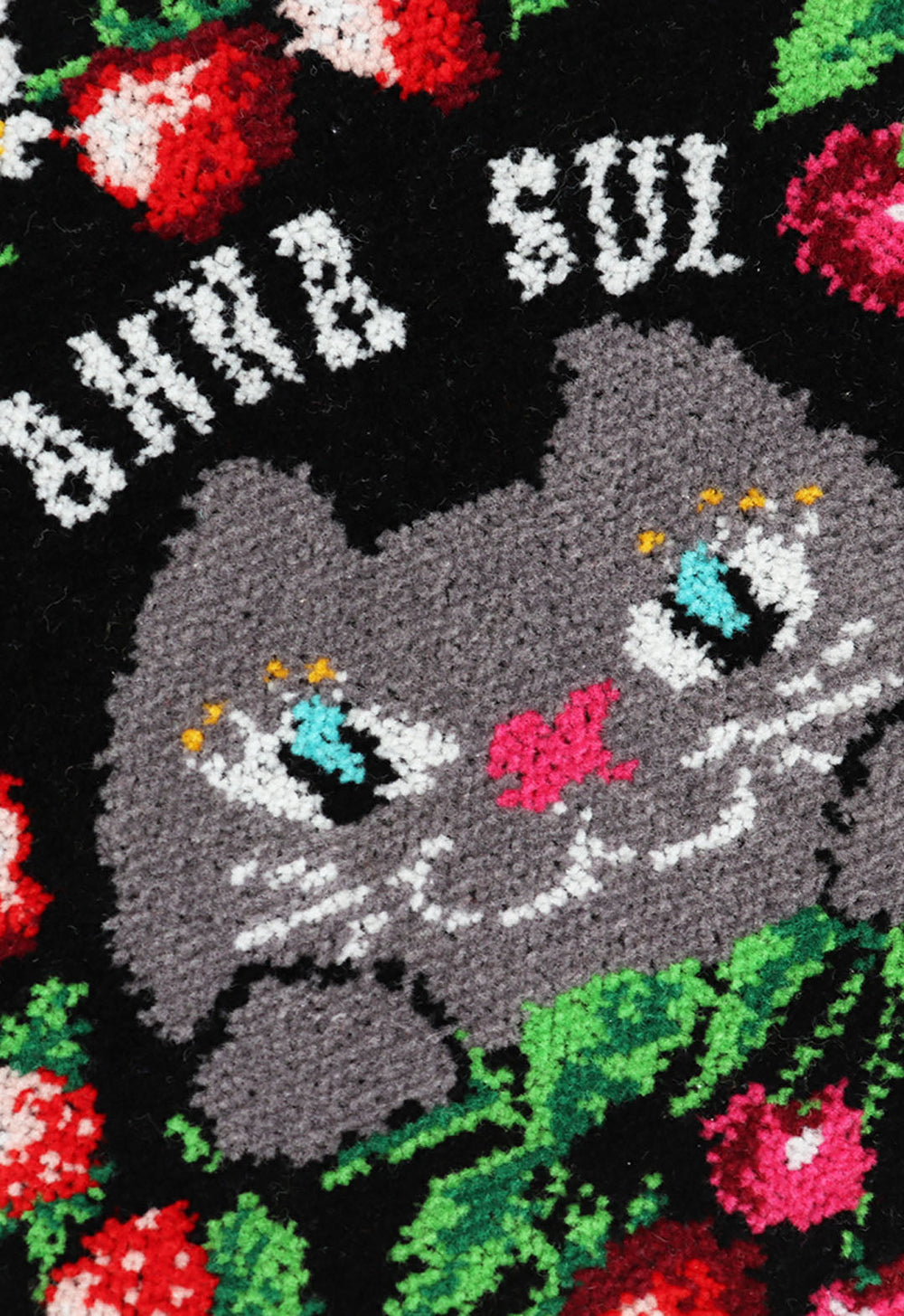 Cat Print Chenille Towel Handkerchief – アナ スイ ジャパン