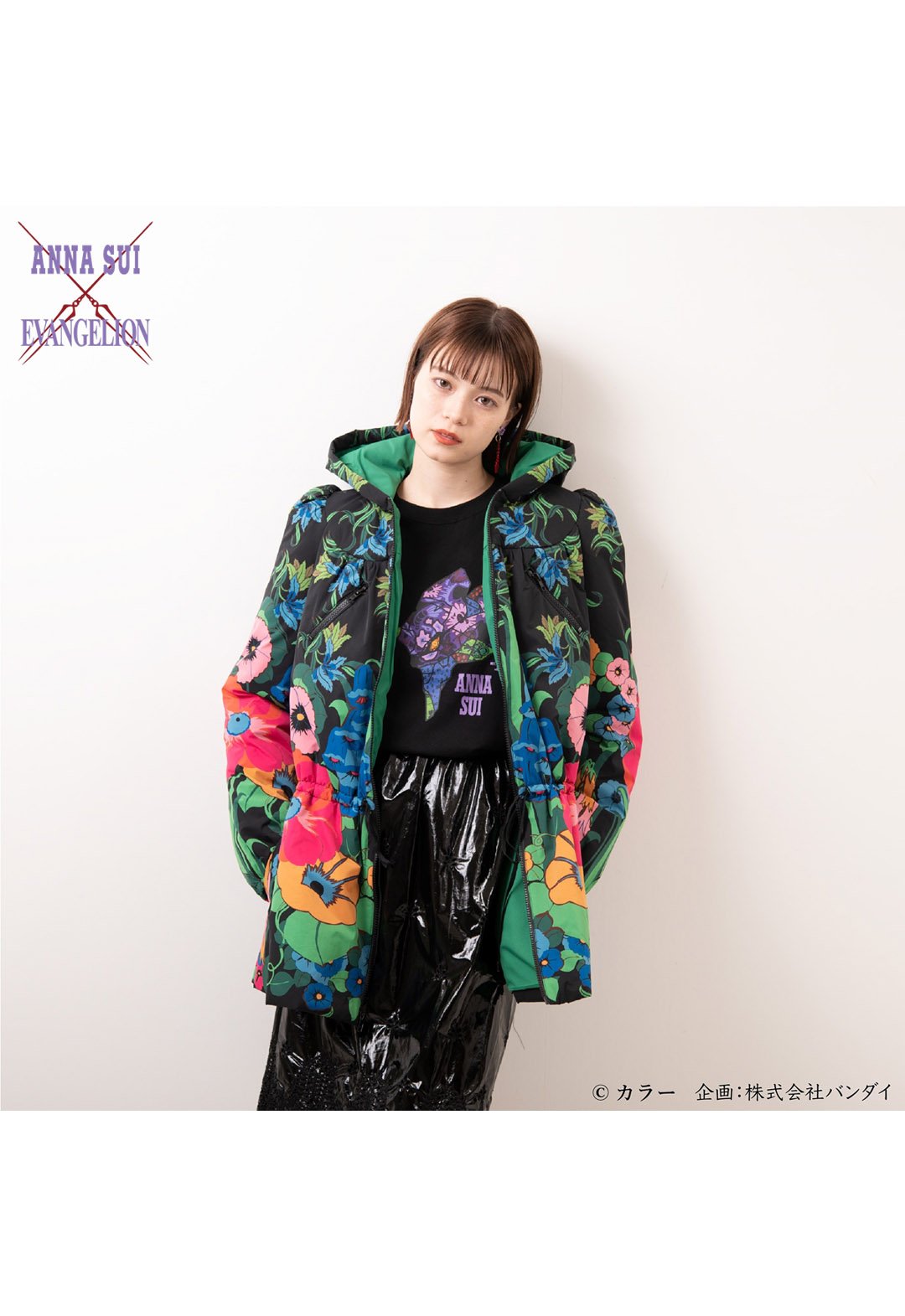 XL 未開封ANNA SUI Tシャツ エヴァンゲリオン　アナスイ　初号機　半袖 エヴァンゲリオン×ANNA SUI Tシャツ(初号機)