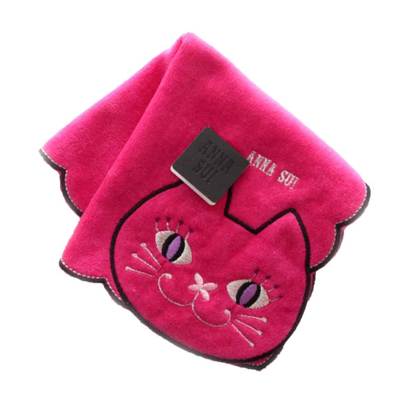 Cat embroidered towel handkerchief – アナ スイ ジャパン 公式ウェブ