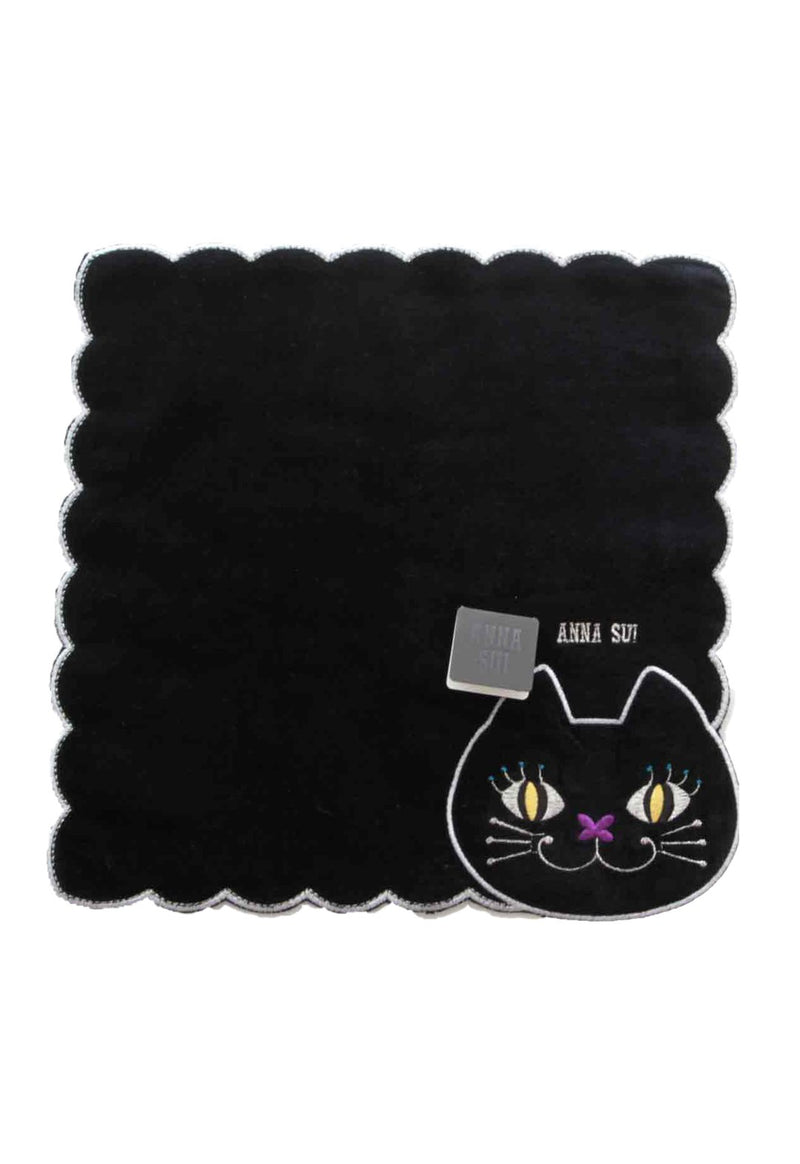 猫绣毛巾手帕