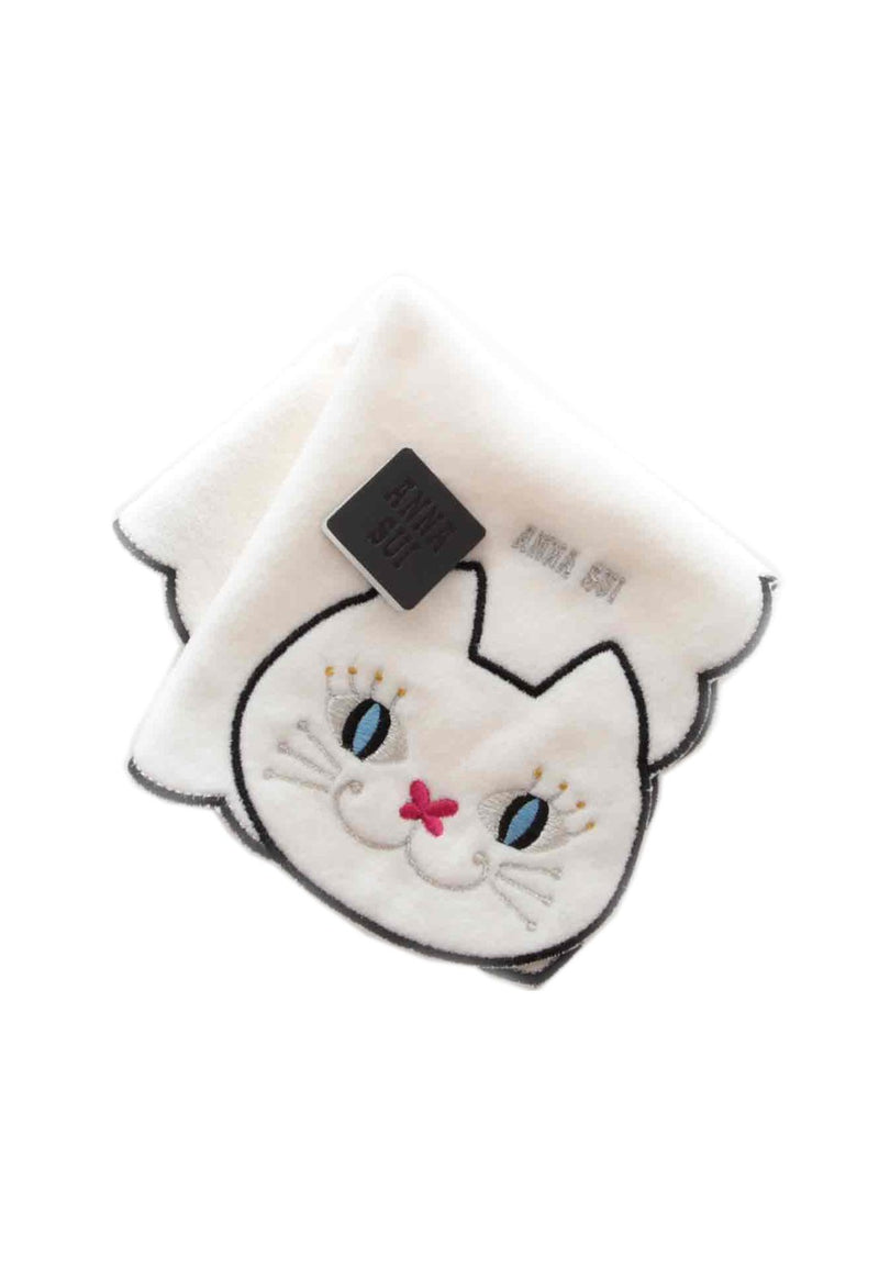 貓繡毛巾手帕