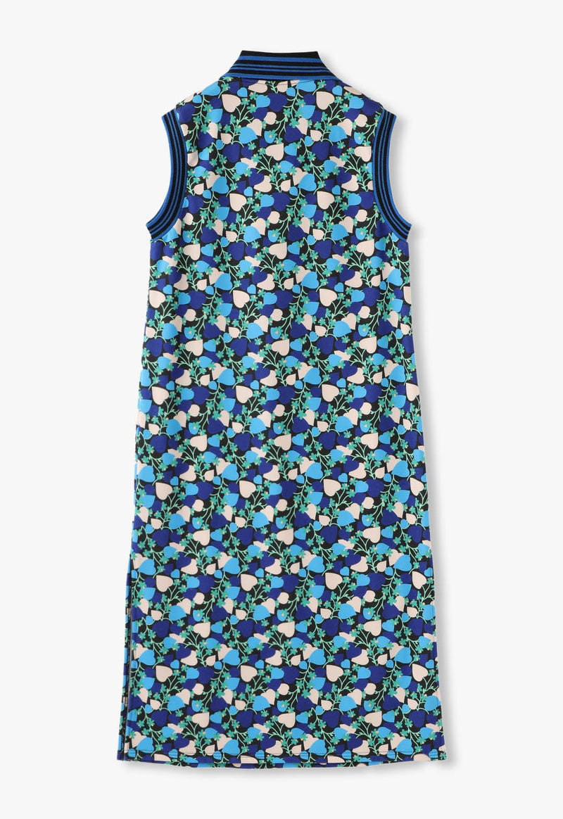 BLOOMING HEARTS POLO DRESS