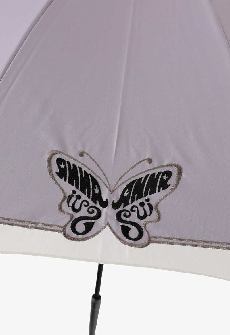 Sunny and rainy 1-stage slideshow umbrella (butterfly)