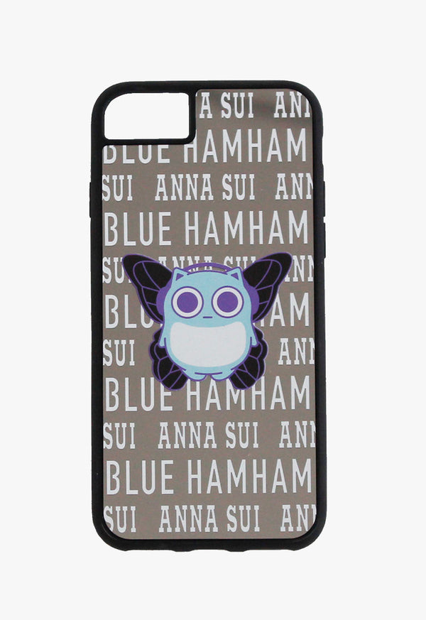 ANNA SUI × 藍色哈姆後視鏡 iPhone 外殼適用於 iPhone SE3/SE2/8/7/6s/6