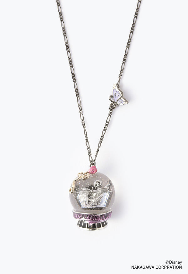 "Jack" motif snow globe necklace