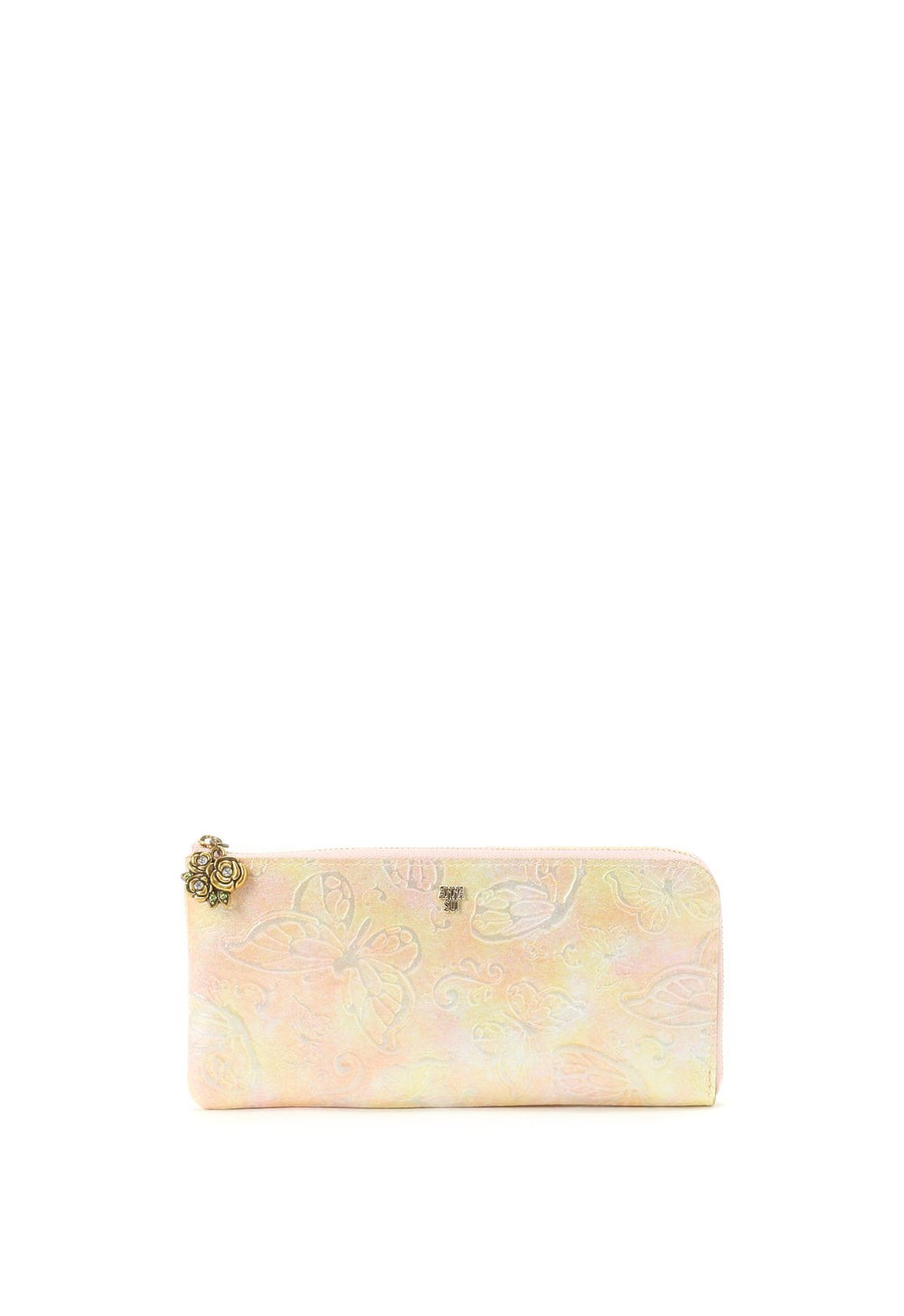 Papillon L Zipper Thin Gusset Long Wallet – アナ スイ
