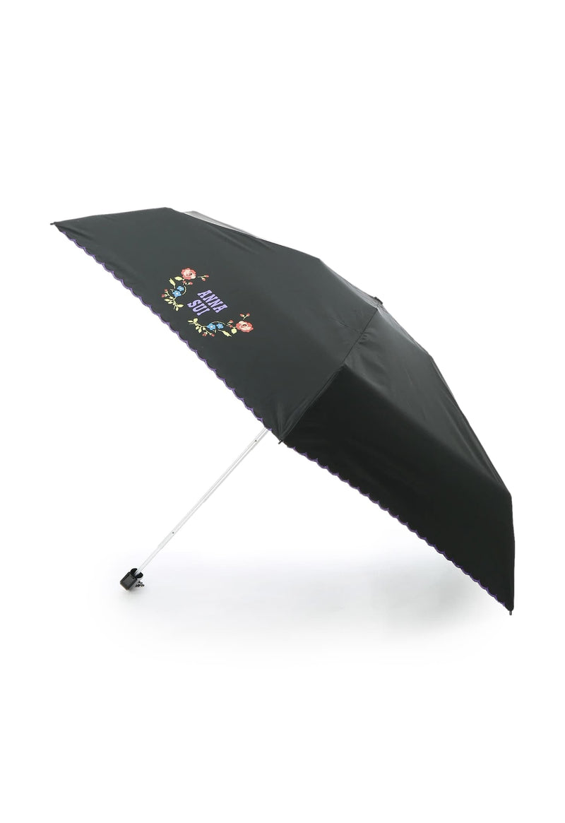 适合晴天和雨天的迷你雨伞（花和标志）