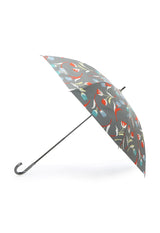 1 階段幻燈片傘，適用於晴天和雨天（花）
