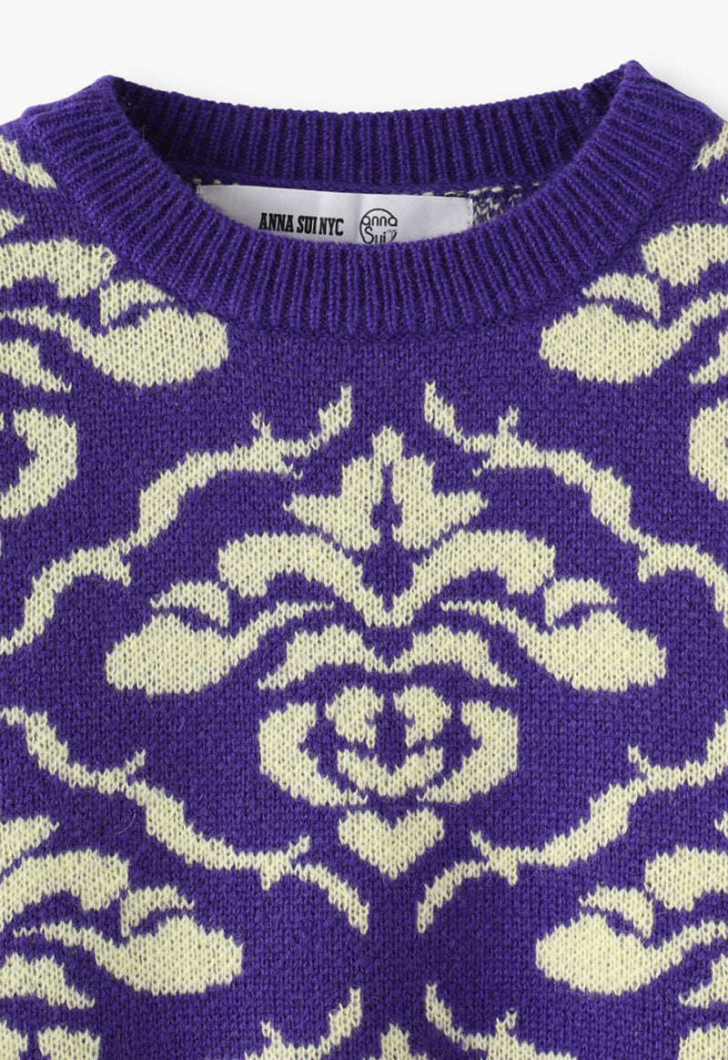 Damask Jacquard Knit