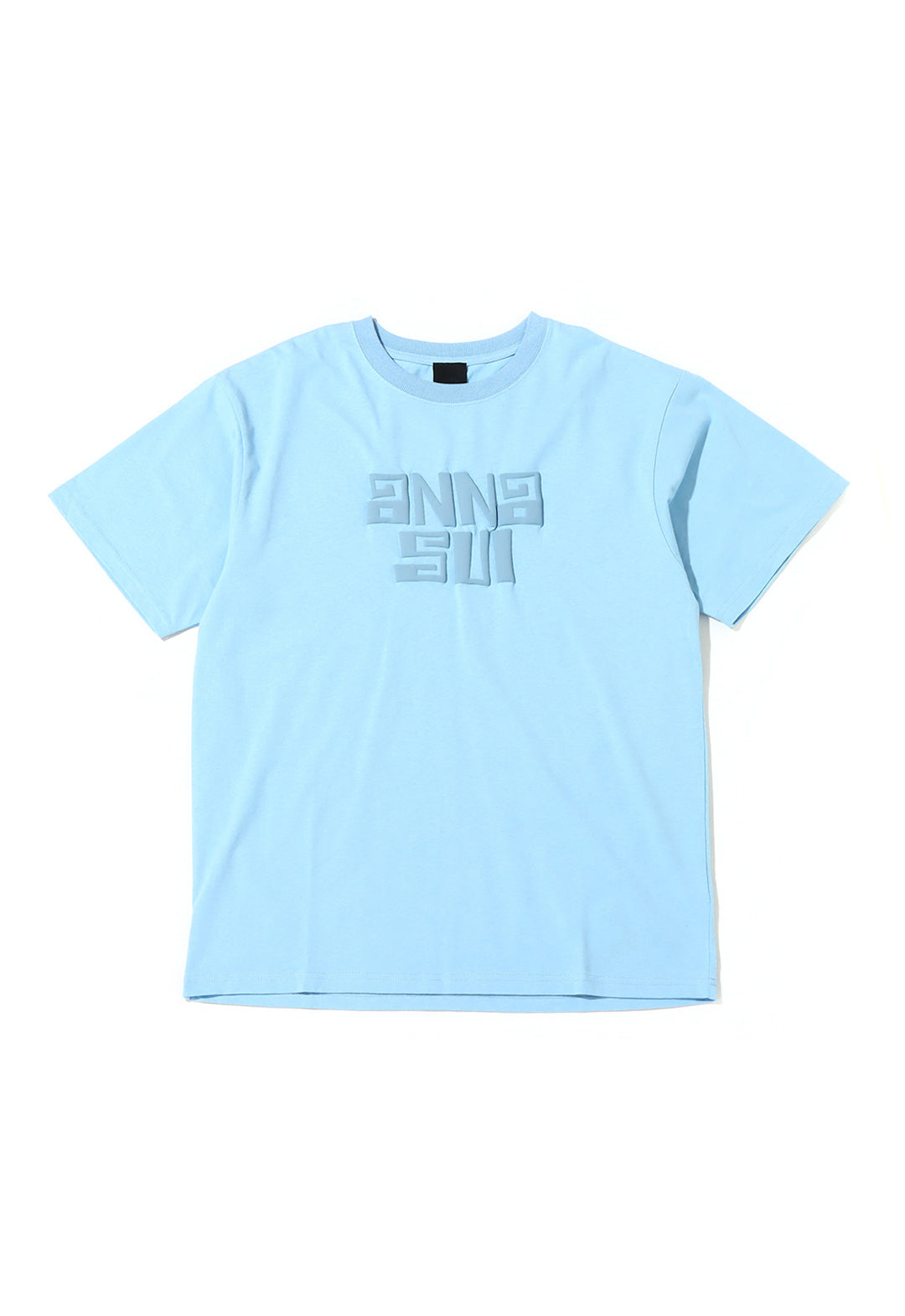 tシャツ ANNA SUI Archive 発砲 ロゴTシャツ レディース メンズ ANNA SUI Archive 発泡 ロゴTシャツ BLACK 22SU-I（アナスイ
