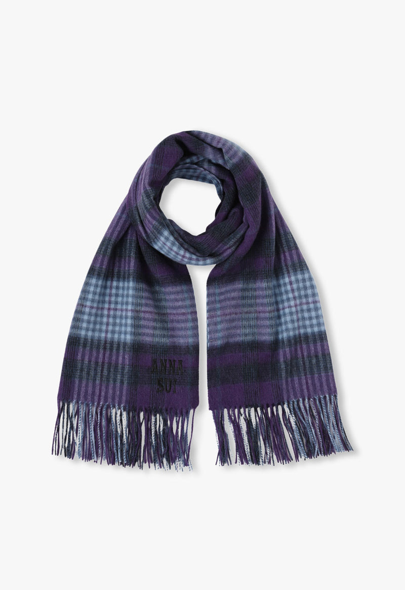 Wool Check Stole