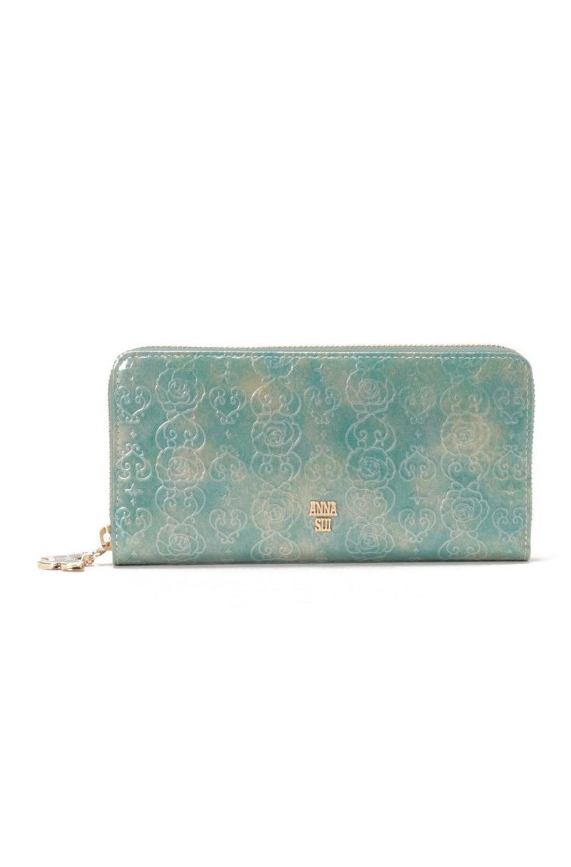 Rose Heart Round Long Wallet