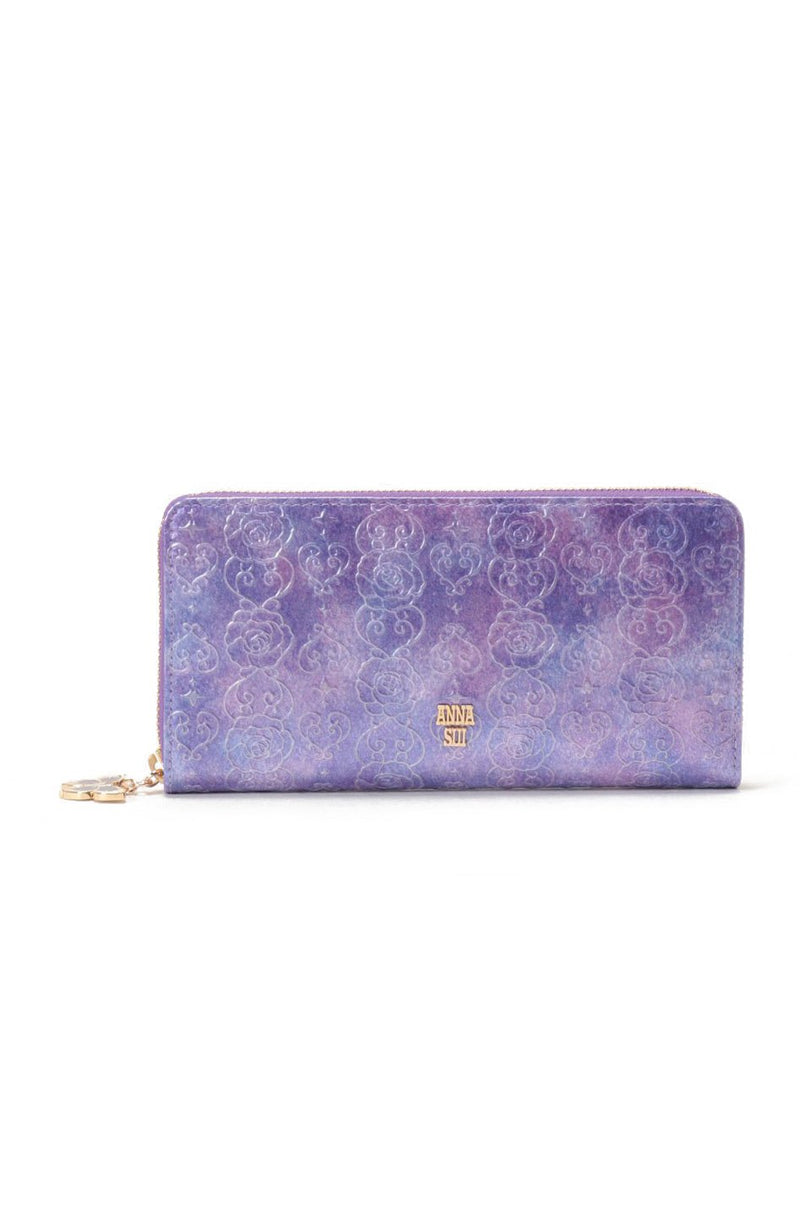 Rose Heart Round Long Wallet