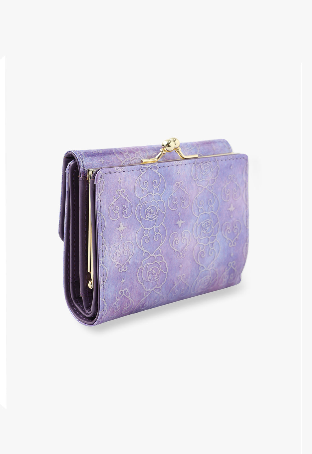 ANNA SUI ハート柄 二つ折り財布 ローズハート 口金二つ折り財布