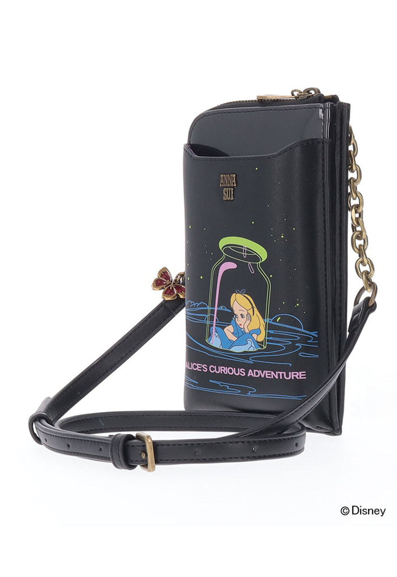 Alice phone shoulder bag (black)