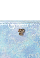 Papillon L Zipper Thin Gusset Long Wallet