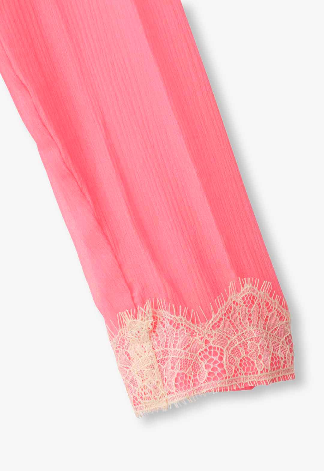 LINGERIE CHIFFON POCKET BLOUSE