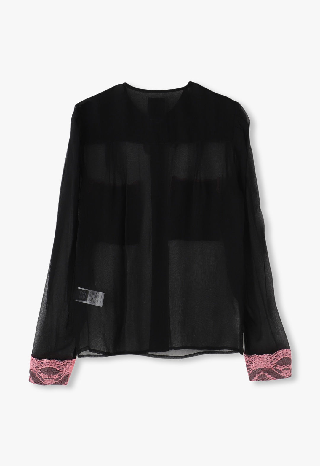 LINGERIE CHIFFON POCKET BLOUSE