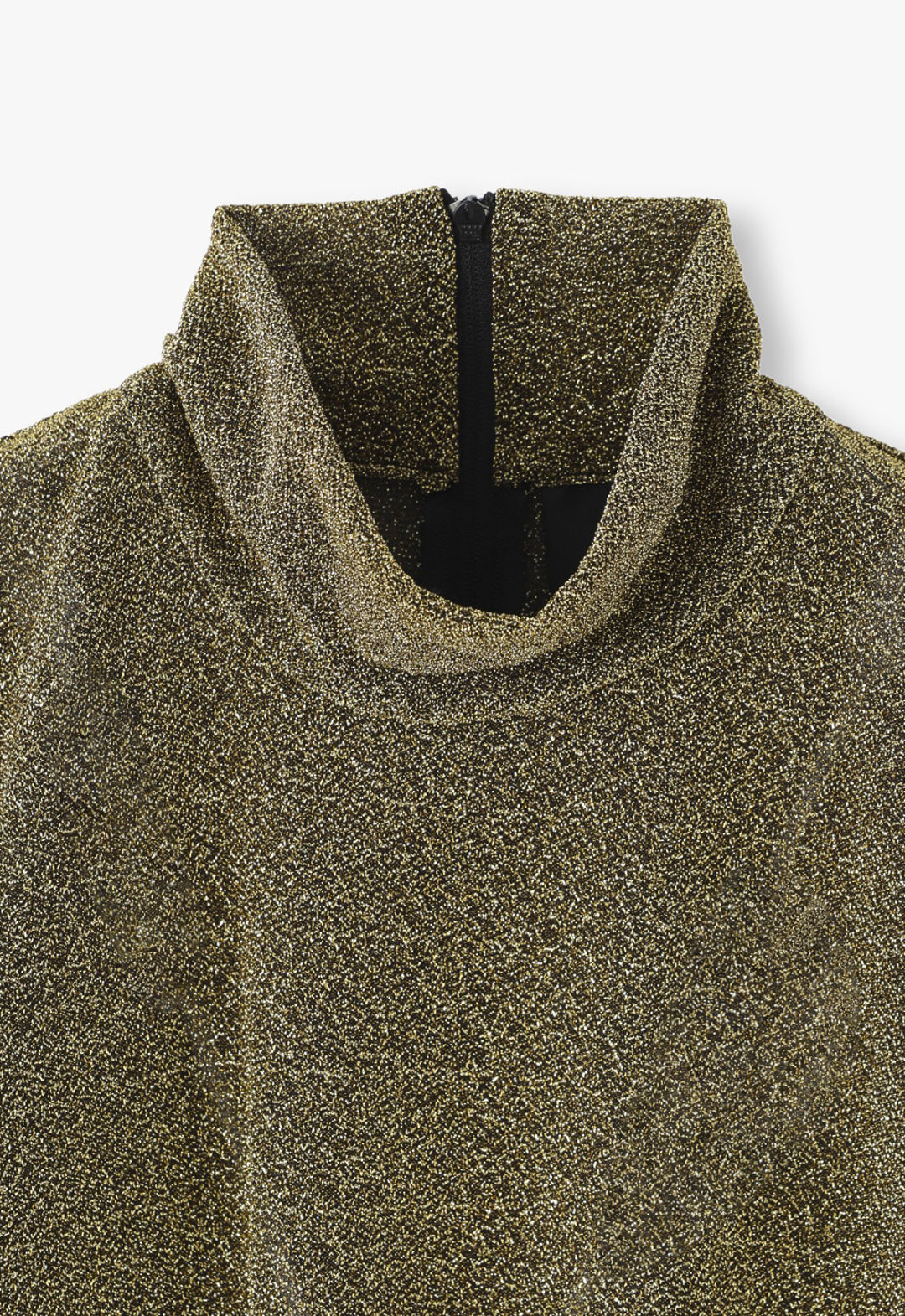 SPARKLING MESH TURTLENECK