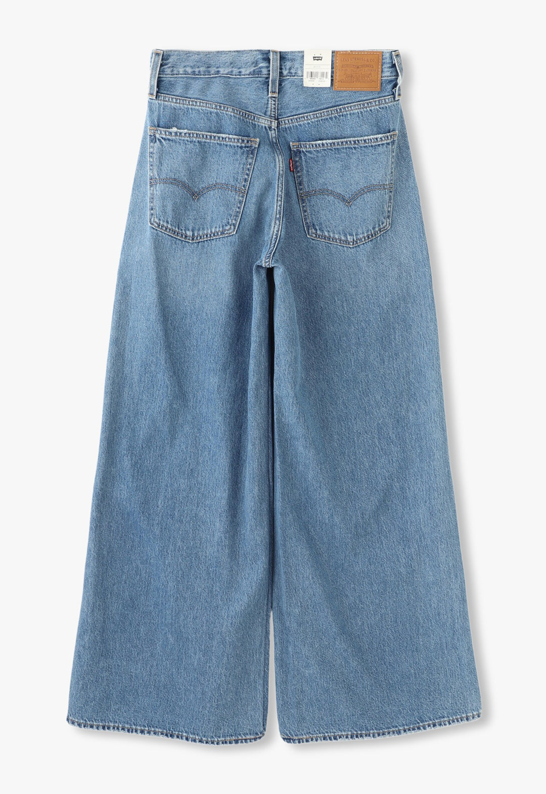 STUDDED WIDE LEG JEANS