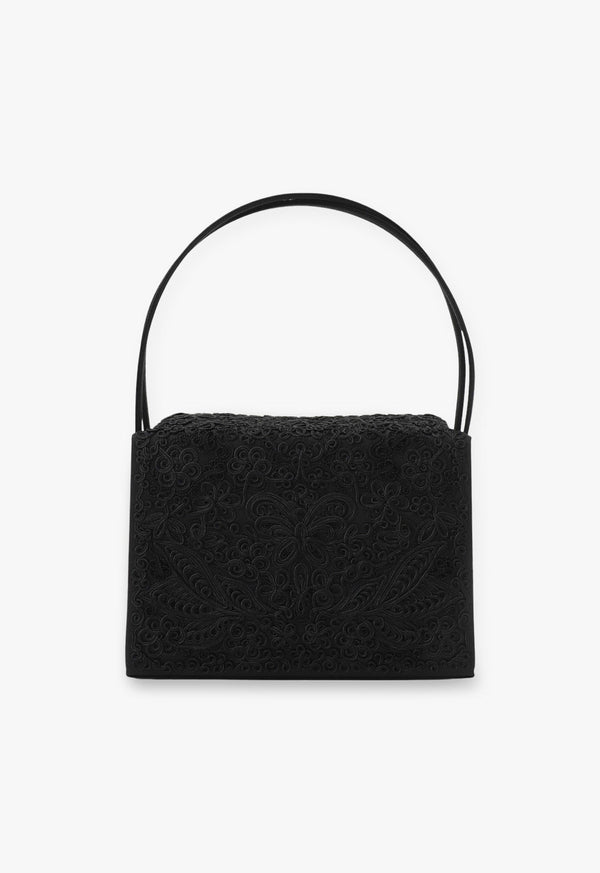 Cord Embroidery Formal Bag