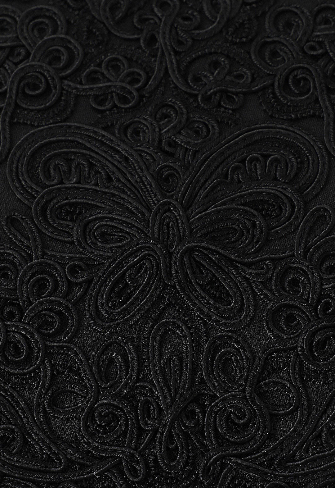Cord Embroidery Formal Bag