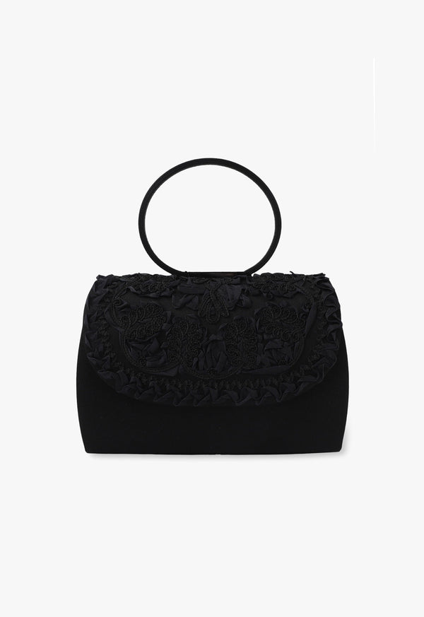 Cord Embroidery Mourning Bag