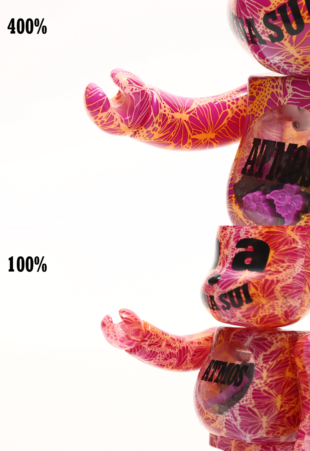 Bearbrick x Atmos Anna Sui 100% & 400% Set - US