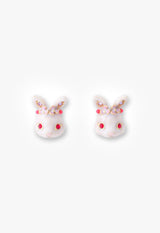 Rabbit motif earrings