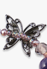 Butterfly Motif Rubber Bracelet