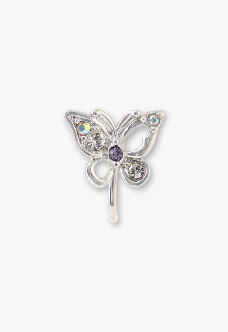Butterfly motif mini earrings
