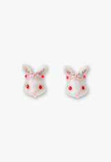 Rabbit motif earrings