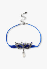 Mask Motif Choker Necklace