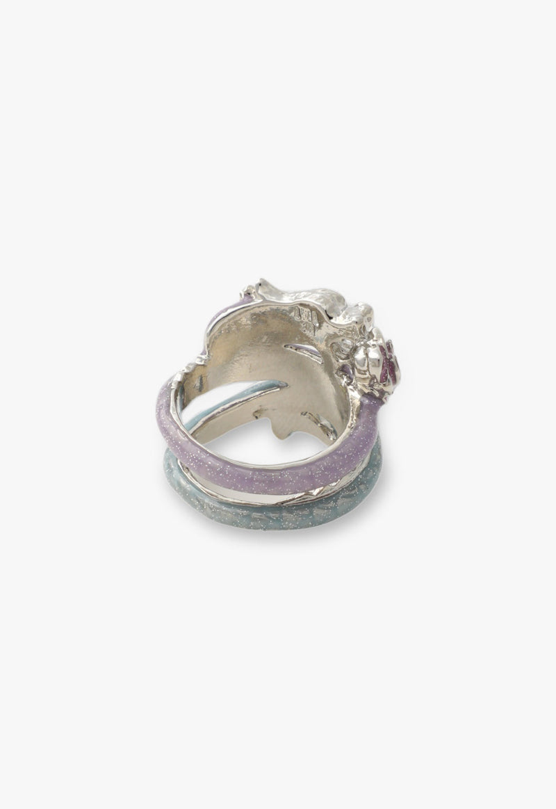 Dragon motif ring