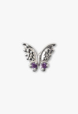 天使蝴蝶图案耳环