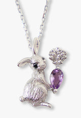 Rabbit Carrot Motif Necklace