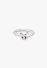 Angel Butterfly Motif Ring