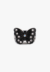Butterfly Motif Resin Ring
