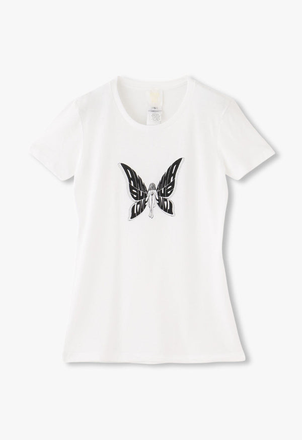 BUTTERFLY FITTED TEE
