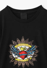 ANNA SUI SACRED HEART RELAXED T-SHIRT